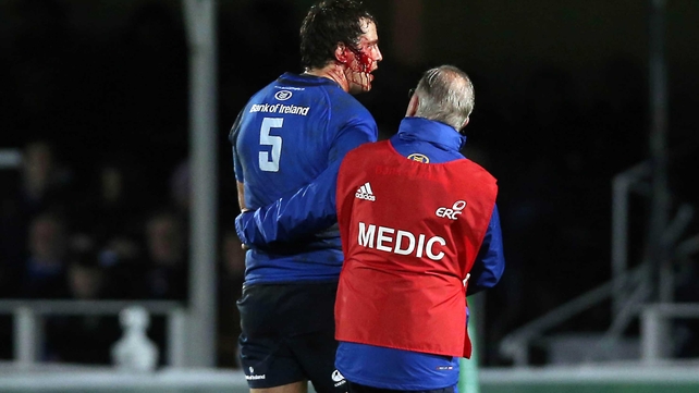 Mike McCarthy was replaced after suffering a head injury in a stamping incident
