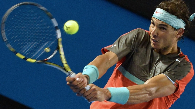 Rafa Nadal signalled his intent in seeing off Gael Monfils