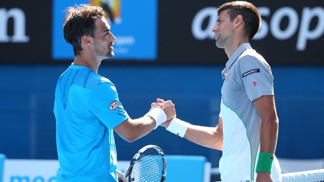 Novak Djokovic took little time to defeat his friend