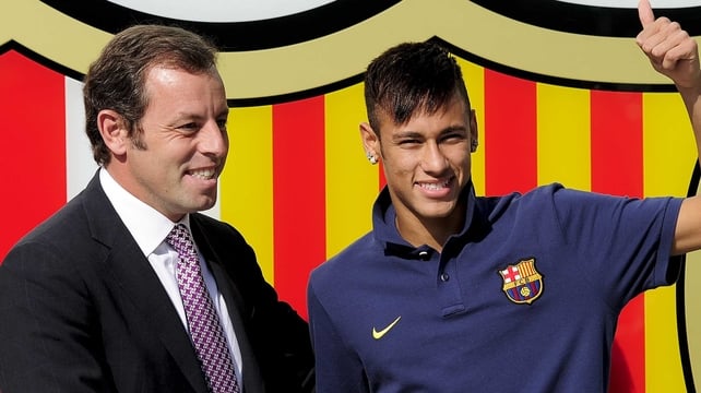 Rosell's resignation comes amid allegations that he misappropriated funds from the signing of striker Neymar in June