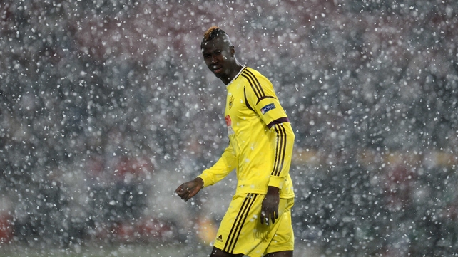 6ft 8in striker Lacina Traore