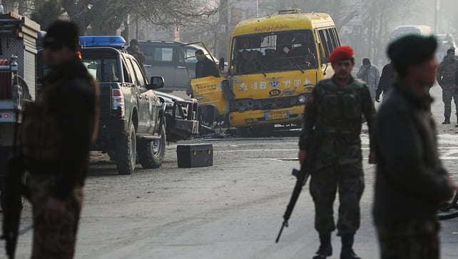 The Taliban has claimed responsibility for the attack on an army bus in Kabul The Taliban has claimed responsibility for the attack on an army bus in Kabul