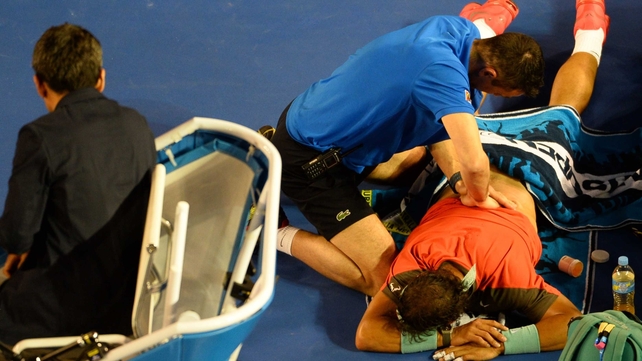 Toni: 'The doctor said it's a tightening of the muscles and a few days rest should be enough'