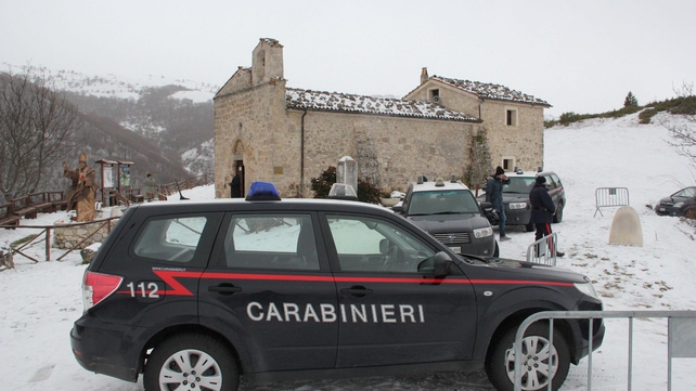 The pope's blood was stolen from the church of San Pietro della Ienca The pope's blood was stolen from the church of San Pietro della Ienca