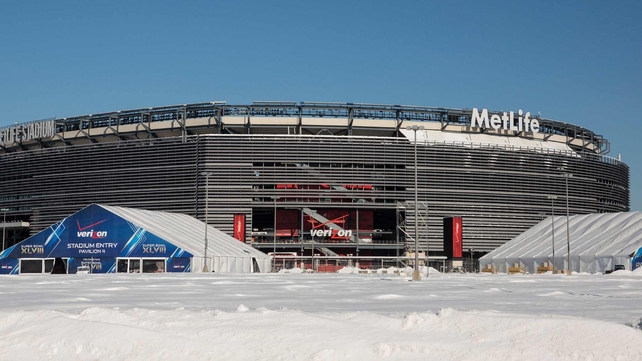 MetLife Stadium is preparing for the Super Bowl
