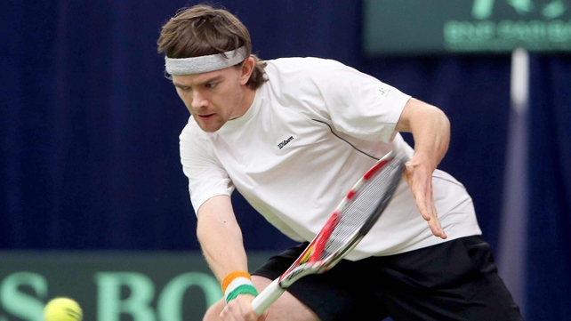 Daniel Glancy will be the first Irish player in action