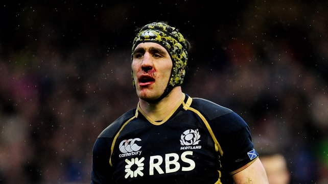 Kelly Brown in action against Ireland in last year's Six Nations clash