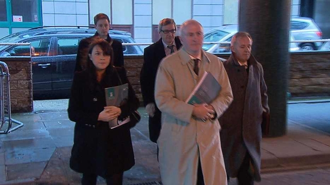 Medical groups arrive at the Department of Health in Dublin Medical groups arrive at the Department of Health in Dublin