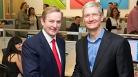 Taoiseach, Apple CEO talk about corporation tax Taoiseach, Apple CEO talk about corporation tax