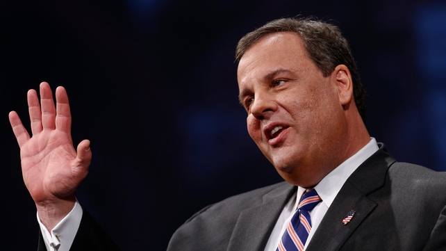 Chris Christie is a frontrunner for the Republican party's presidential candidacy Chris Christie is a frontrunner for the Republican party's presidential candidacy