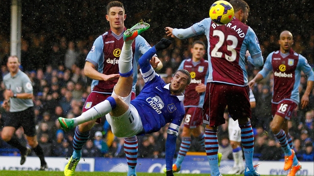 Kevin Mirallas scored a crucial winner for Everton