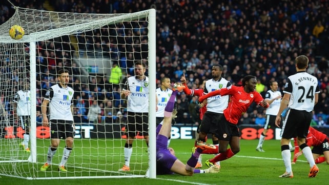 Kenwyne Jones scores the winner for Cardiff
