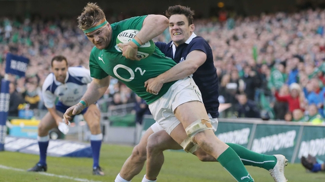 Ireland captain Jamie Heaslip led by example against Scotland