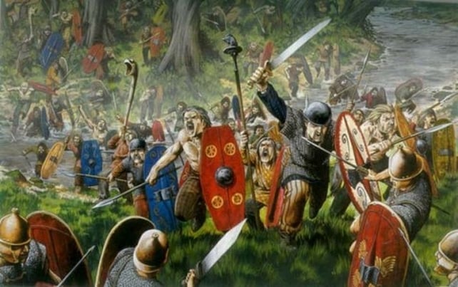 The Battle of Clontarf re-enactments are the largest such re-enactments to have ever taken place in Ireland The Battle of Clontarf re-enactments are the largest such re-enactments to have ever taken place in Ireland