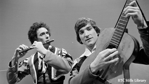 Two Musicians with the Irish Ballet Company. But who are they?