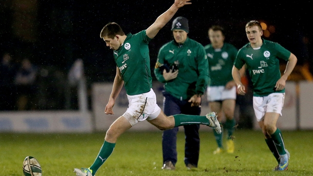 Ross Byrne kicked 14 points against Scotland last week