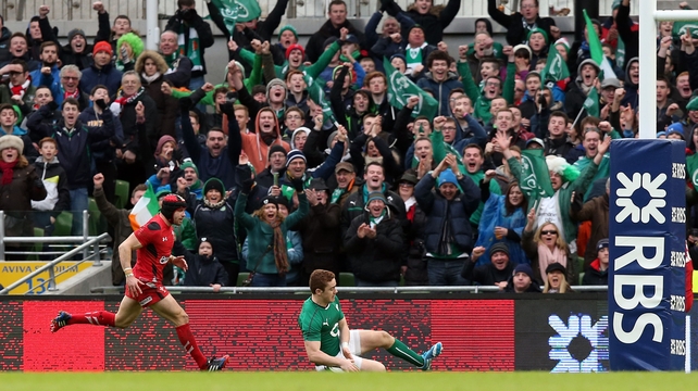 Paddy Jackson crossed the line late on put the icing on the cake