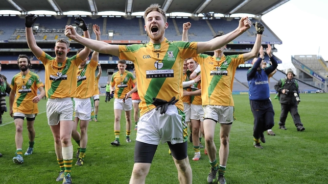 Two Mile House Players celebrate their victory