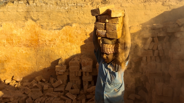 Seasonal migrant labourers, including children, work at factories all around the Kathmandu valley Seasonal migrant labourers, including children, work at factories all around the Kathmandu valley