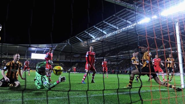 Jose Fonte's effort crosses the line - just