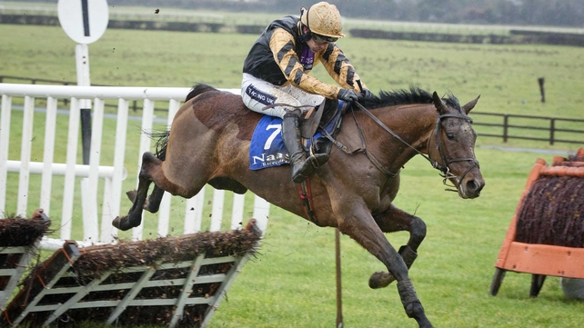 Ruby Walsh onboard Ivan Grozny won The Book Hospitality On Line Maiden Hurdle in Naas