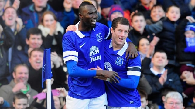 Lacina Traore scored four minutes into his Everton debut