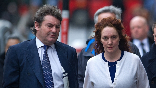 Rebekah Brooks (R), former News International chief executive, and her husband Charlie arrive for the phone-hacking trial at the Old Bailey Rebekah Brooks (R), former News International chief executive, and her husband Charlie arrive for the phone-hacking trial at the Old Bailey