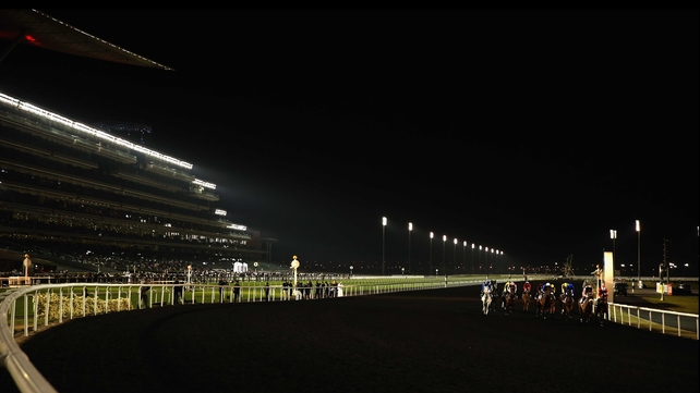 There were two Irish-trained winners on the seventh night of the Dubai World Cup Carnival