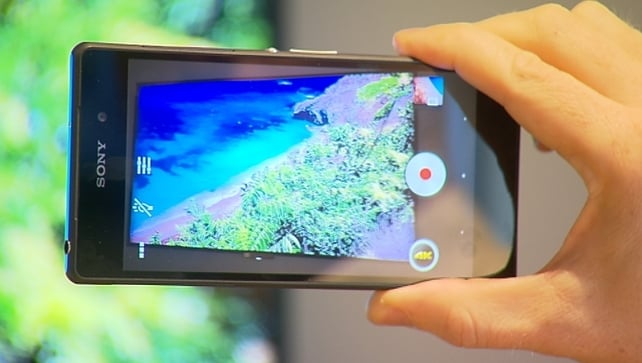The Xperia Z2 has the first ever Phosphor LED display, which is 5.2 inches in size The Xperia Z2 has the first ever Phosphor LED display, which is 5.2 inches in size