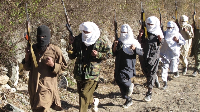 Pakistani Taliban militants train in the tribal areas of north and south Waziristan (Pic: EPA) Pakistani Taliban militants train in the tribal areas of north and south Waziristan (Pic: EPA)