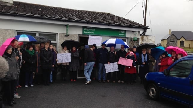 Residents of Barnaderg in Co Galway have appealed to An Post to keep the post office open Residents of Barnaderg in Co Galway have appealed to An Post to keep the post office open
