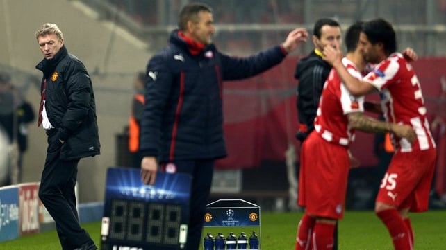 David Moyes presided over one of the worst displays during his time as Manchester United manager in Athens