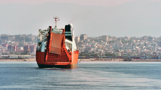 Norwegian ship Taiko entering the harbour of Latakia earlier this month to transport chemical weapons Norwegian ship Taiko entering the harbour of Latakia earlier this month to transport chemical weapons