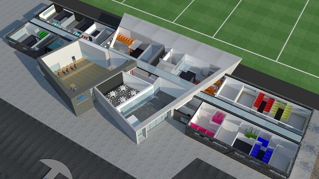 Adjacent to the pavilion building will be a state of the art hurling wall