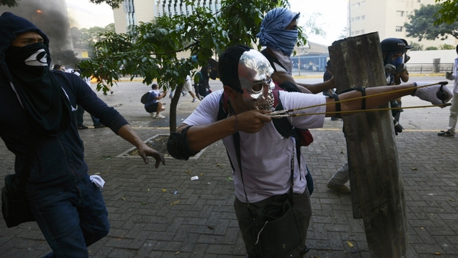 The rallies centre on problems including 56% annual inflation and one of the world's highest murder rates The rallies centre on problems including 56% annual inflation and one of the world's highest murder rates