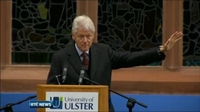 Six One News: Bill Clinton appeals for all parties to finish Northern Irish peace process Six One News: Bill Clinton appeals for all parties to finish Northern Irish peace process