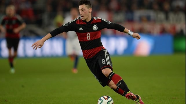 Arsenal's Mesut Ozil in action for Germany