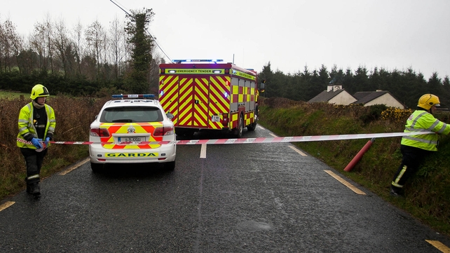 The road has been closed for a forensic examination (Pic: Garry O'Neill) The road has been closed for a forensic examination (Pic: Garry O'Neill)