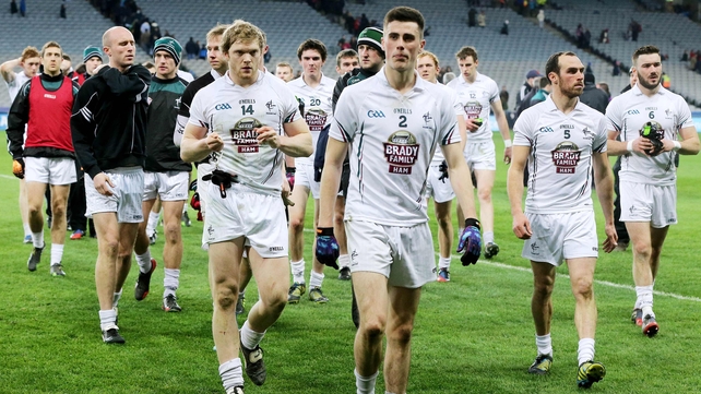 Kildare players leaving the Croke Park after their latest defeat to Dublin last weekend