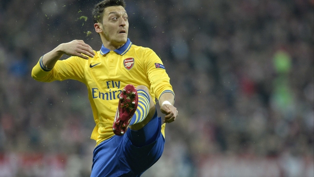 Mesut Ozil may be facing an extended spell on the sidelines
