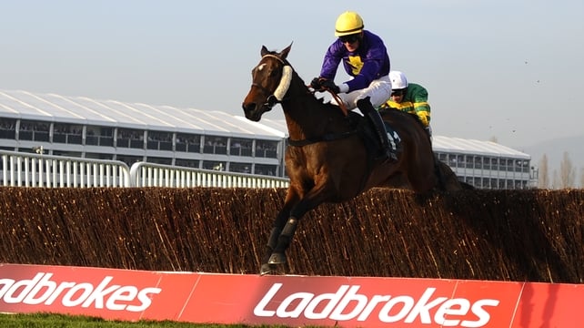 Spring Heeled jumps the last en route to victory