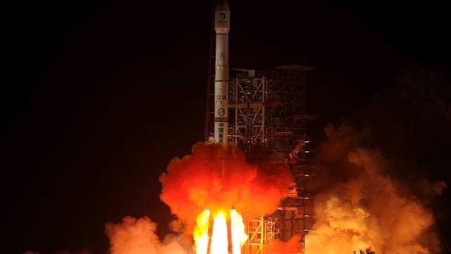 The Chang'e-3 rocket carrying the Jade Rabbit rover blasts off, from the Xichang Satellite Launch Center in the southwest province of Sichuan The Chang'e-3 rocket carrying the Jade Rabbit rover blasts off, from the Xichang Satellite Launch Center in the southwest province of Sichuan