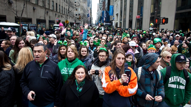 People at last year's parade in New York People at last year's parade in New York