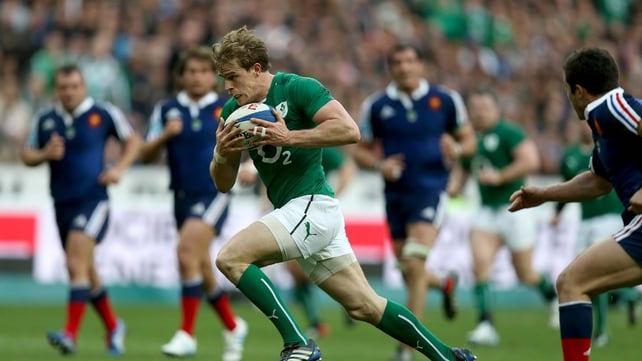 Andrew Trimble has been voted IRUPA Players' Player of the Year