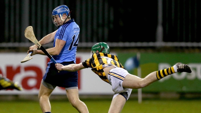 Conal Keaney of Dublin with Joey Holden of Kilkenny