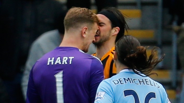 The incident for which George Boyd has been banned was missed by officials, but caught on camera