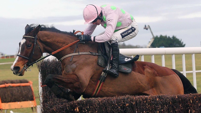 Mikael D'Haguenet is in action for Ruby Walsh