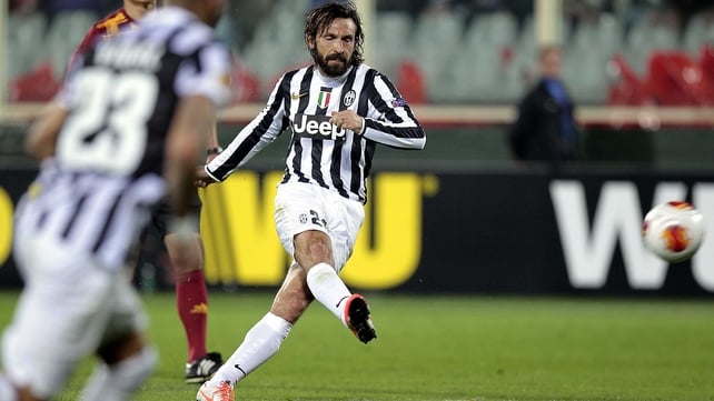 Andrea Pirlo's free-kick gave Juve victory over Serie A rivals Fiorentina