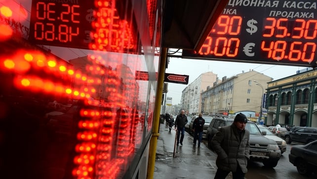 Markets fear an escalation of measures that would choke payments and trade with Russia Markets fear an escalation of measures that would choke payments and trade with Russia