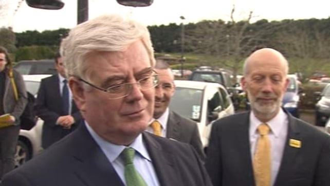 Eamon Gilmore was in Belfast attending the annual conference of the Alliance Party Eamon Gilmore was in Belfast attending the annual conference of the Alliance Party